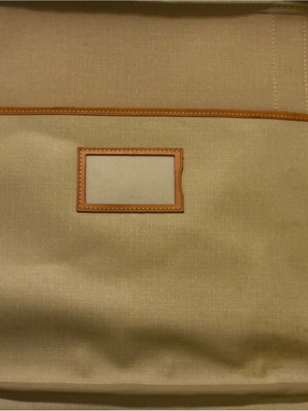 Louis Vuitton Brown Leather Travel Tag and Strap - Picture 2 of 7